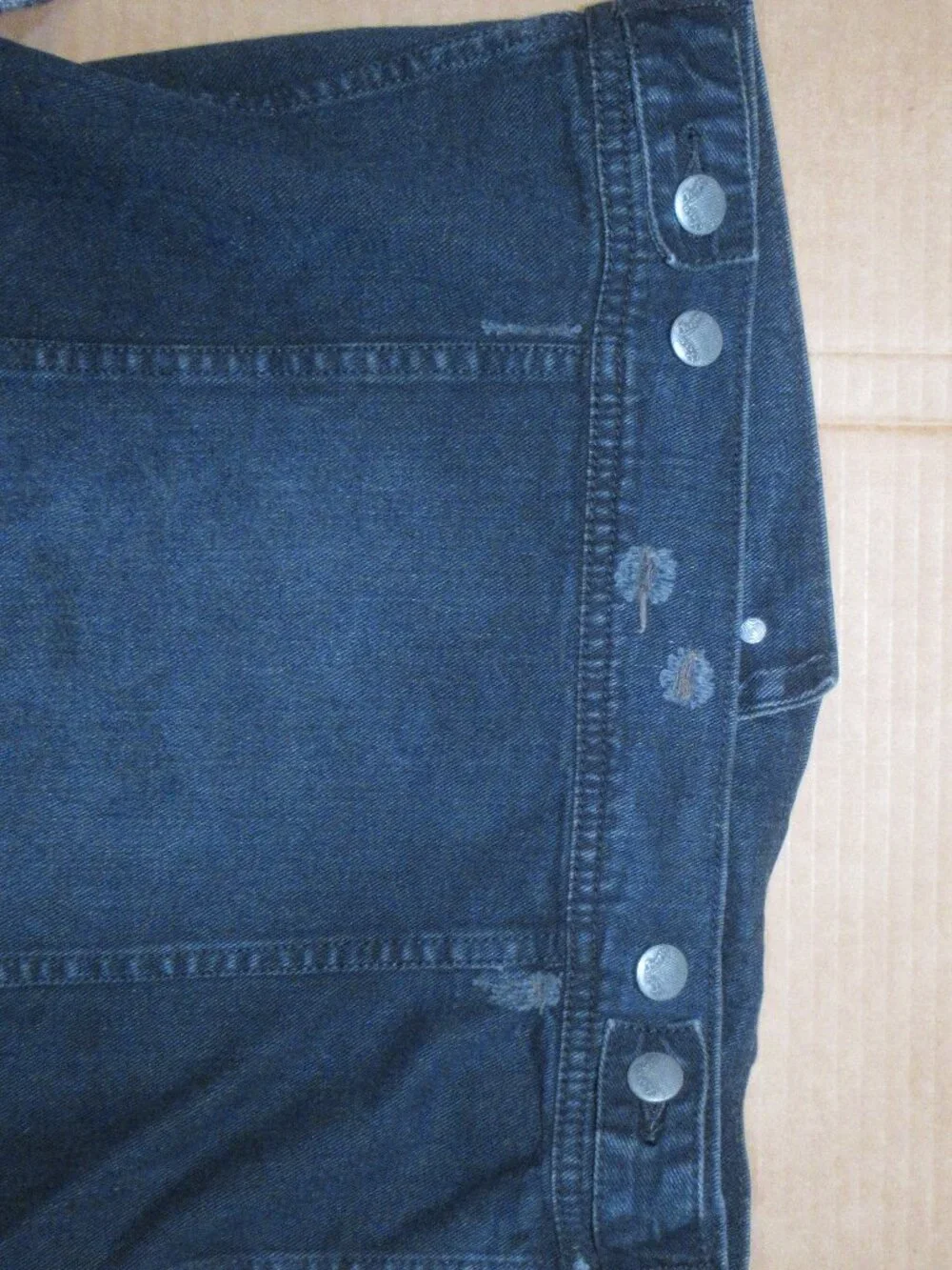 Free People 100% Cotton Hooded Denim Jacket | Size XS - Picture 7 of 12